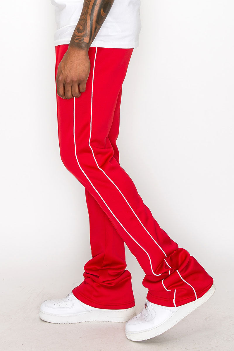 Palm Angels logo-embroidered Flared Track Pants - Farfetch