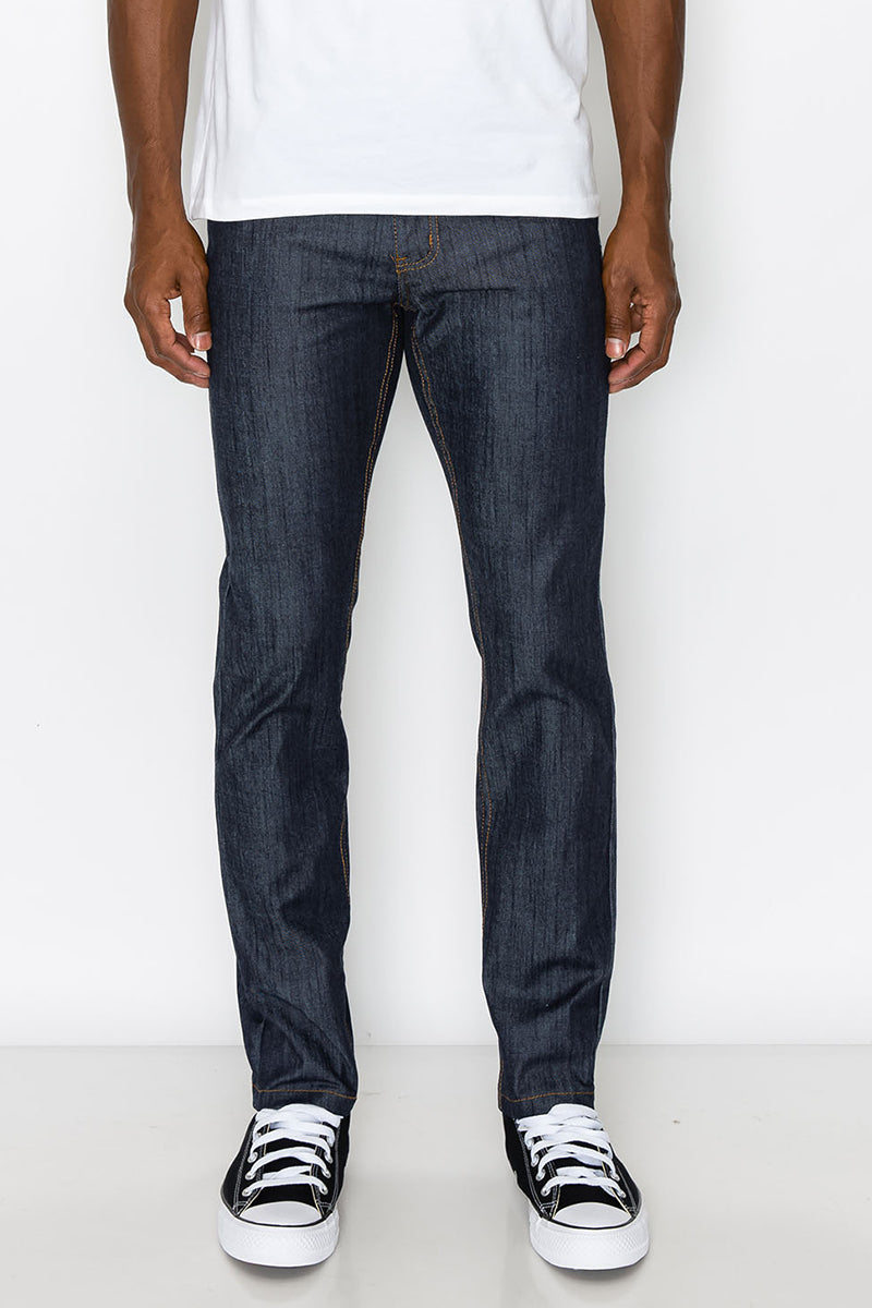 Essential Raw Denim Skinny Jeans