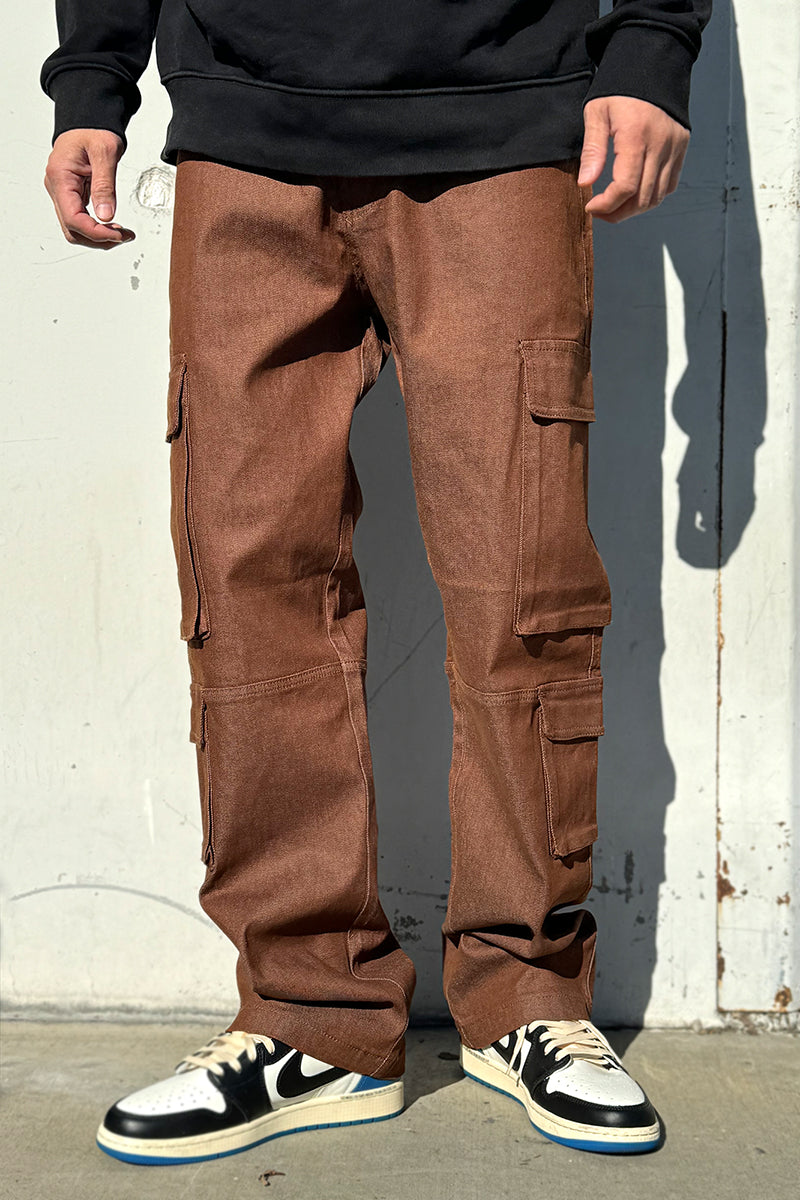 Flap Pocket Side Cargo Pants  Calça, Calças cargo, Calça cargo