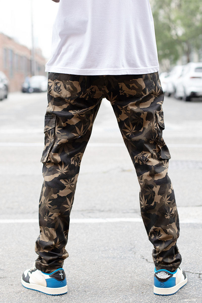 Leaf Print fashion Jacket Jogger Set