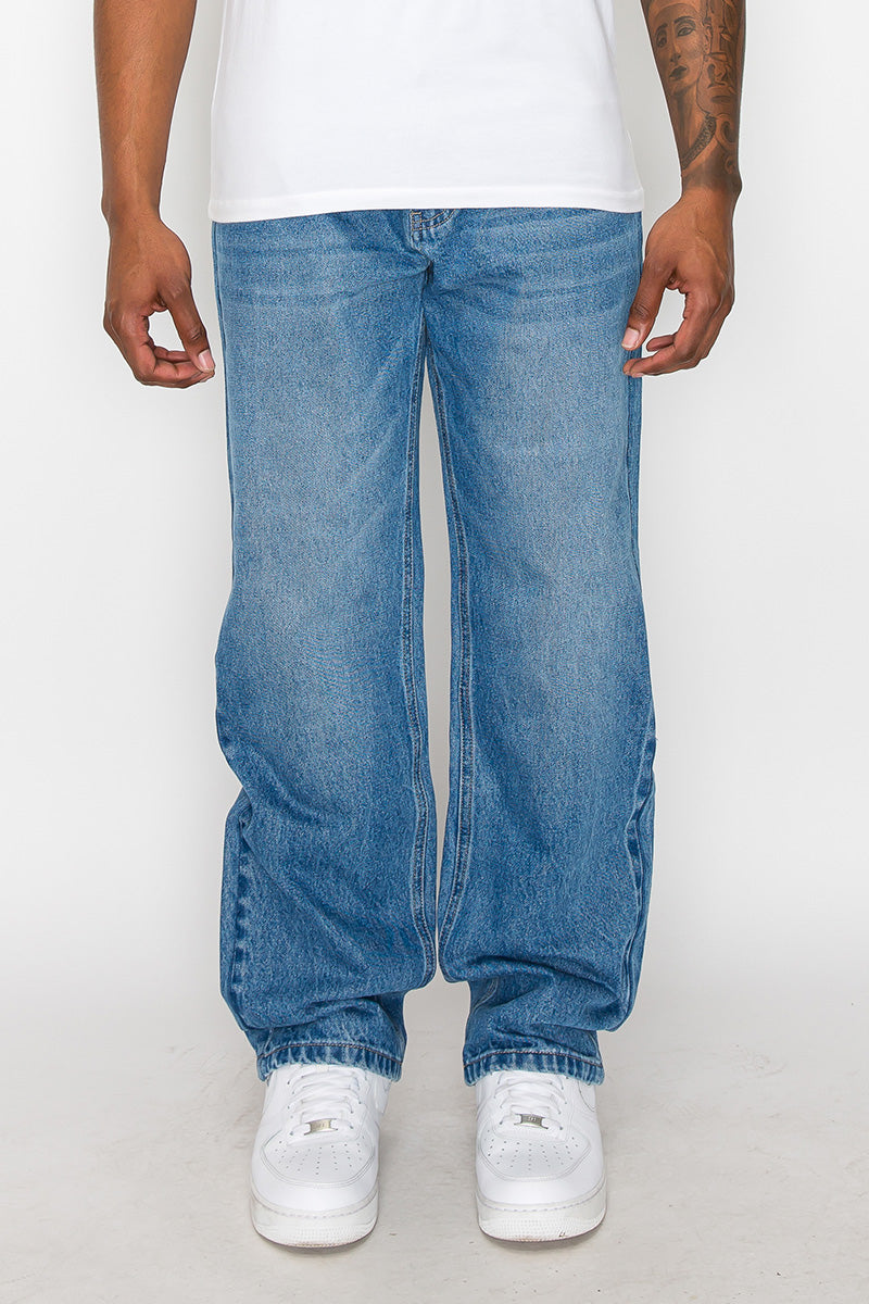 Light blue shops baggy pants