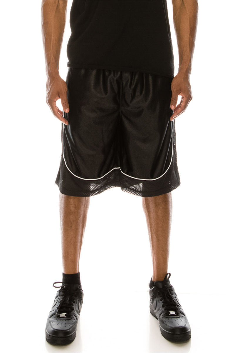 Men's Large Dazzle Y2K Shiny BCG Basketball Shorts - Depop