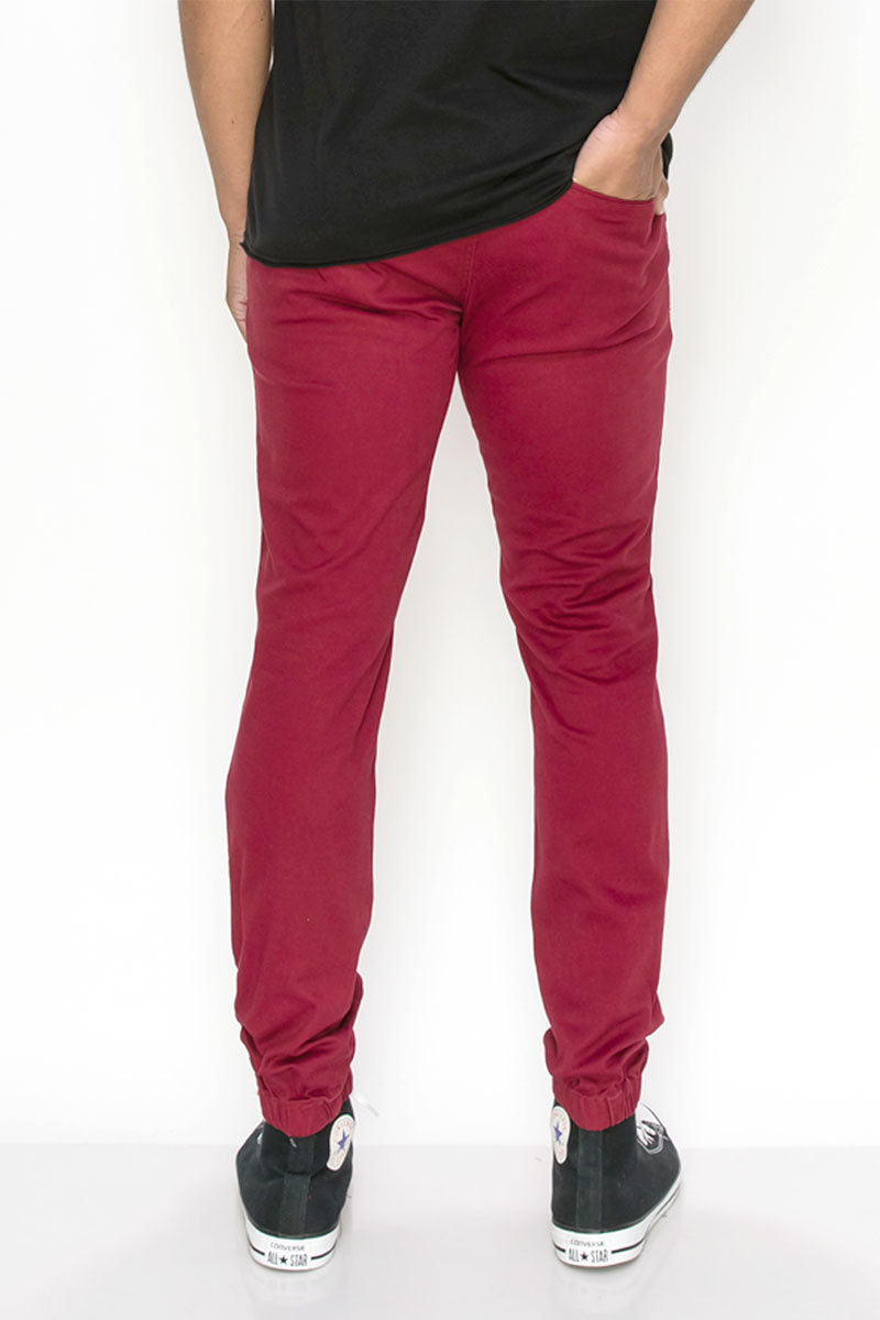 Red skinny joggers deals