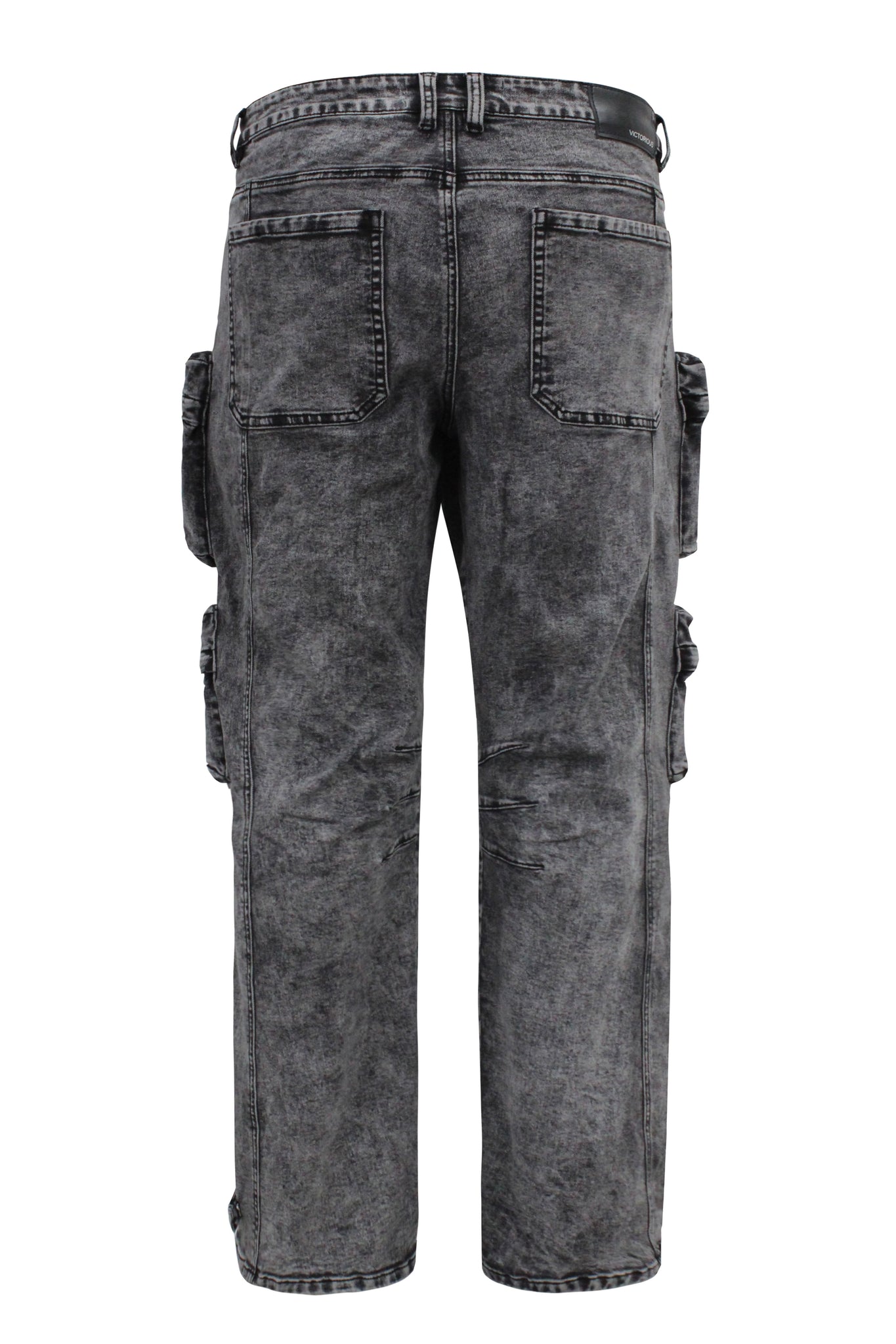 Baggy Fit Multi-Pocket Cargo Denim Jeans