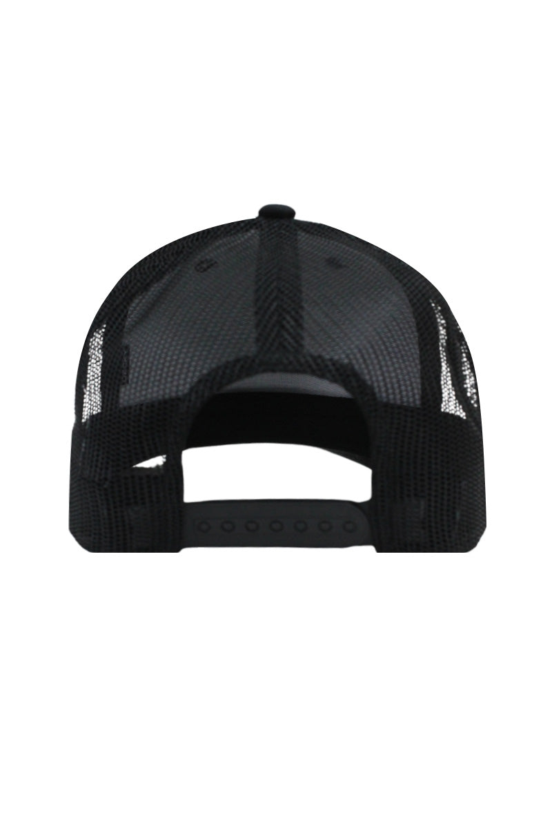 5 Panel Trucker Hat - Charcoal / Black