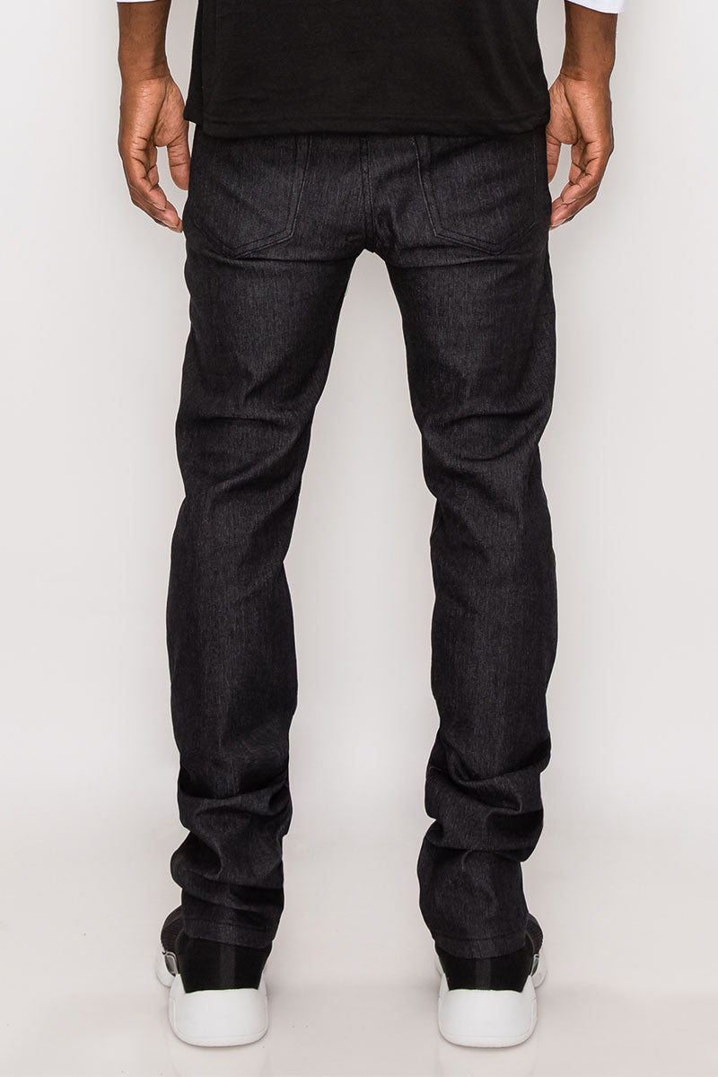 Skinny Raw Denim Jeans