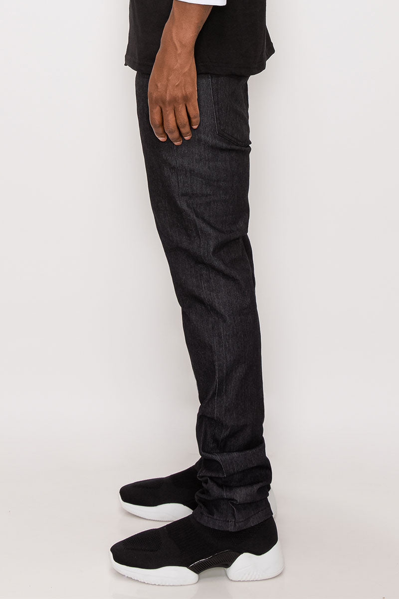 Skinny Raw Denim Jeans