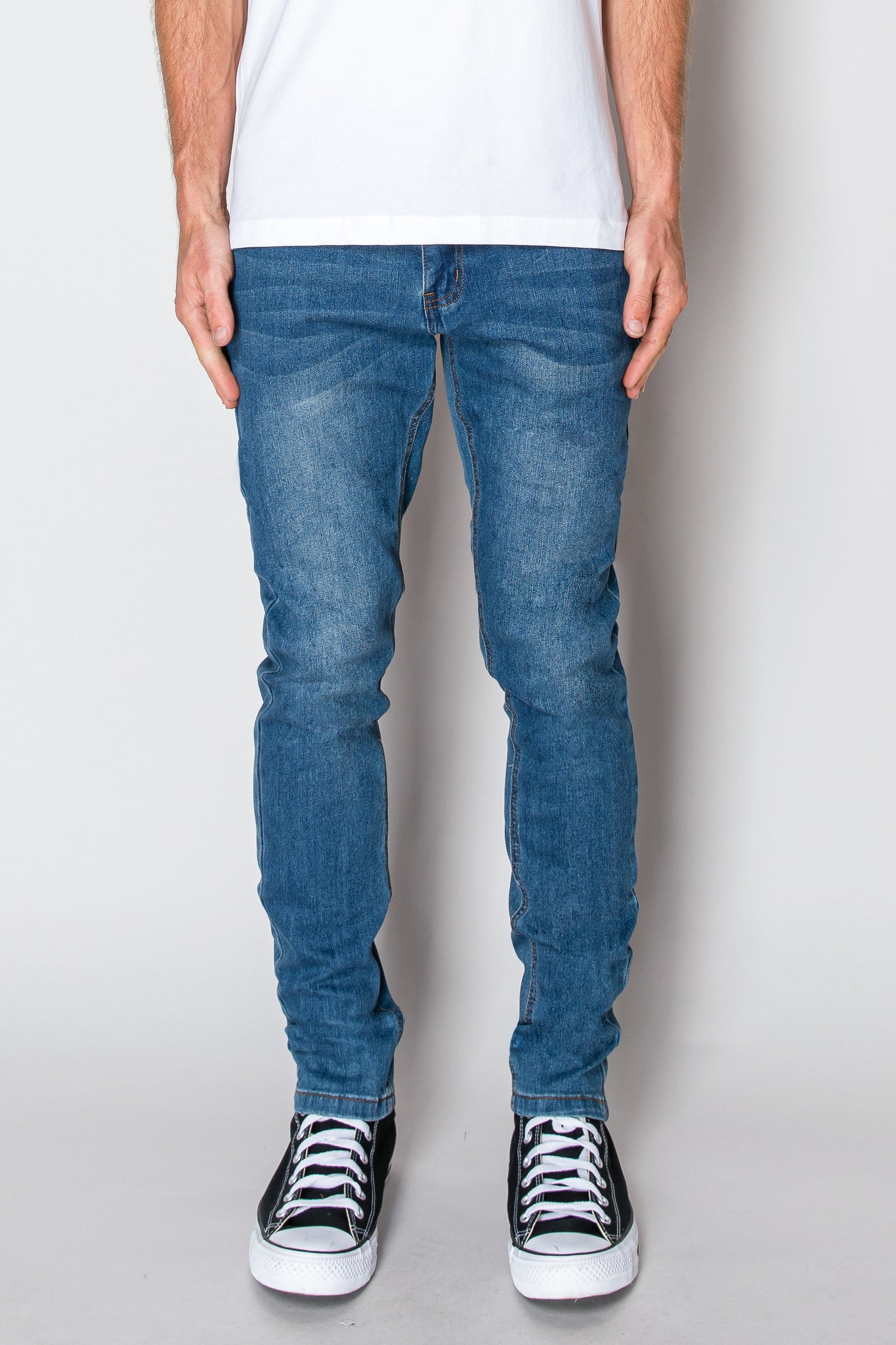 Ultra Stretch Denim Skinny Jeans