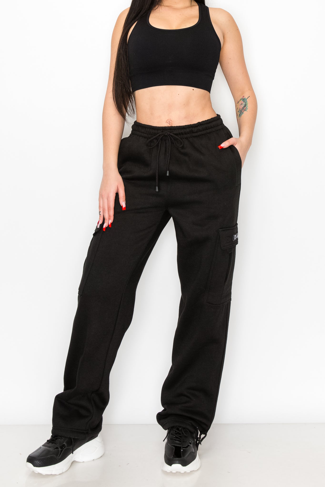 Women's Fleece Heavyweight Cargo Sweatpants