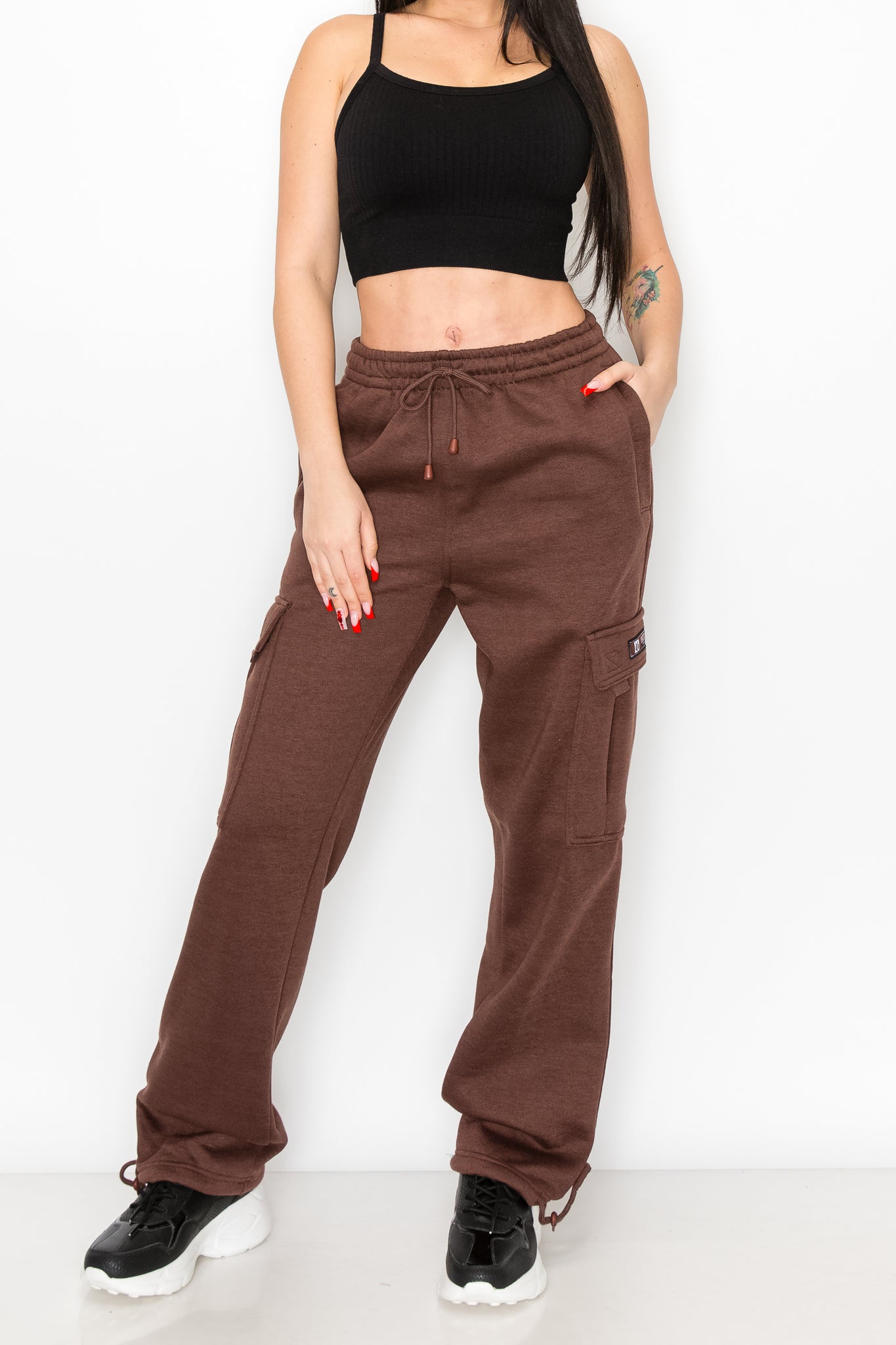 Women's Fleece Heavyweight Cargo Sweatpants