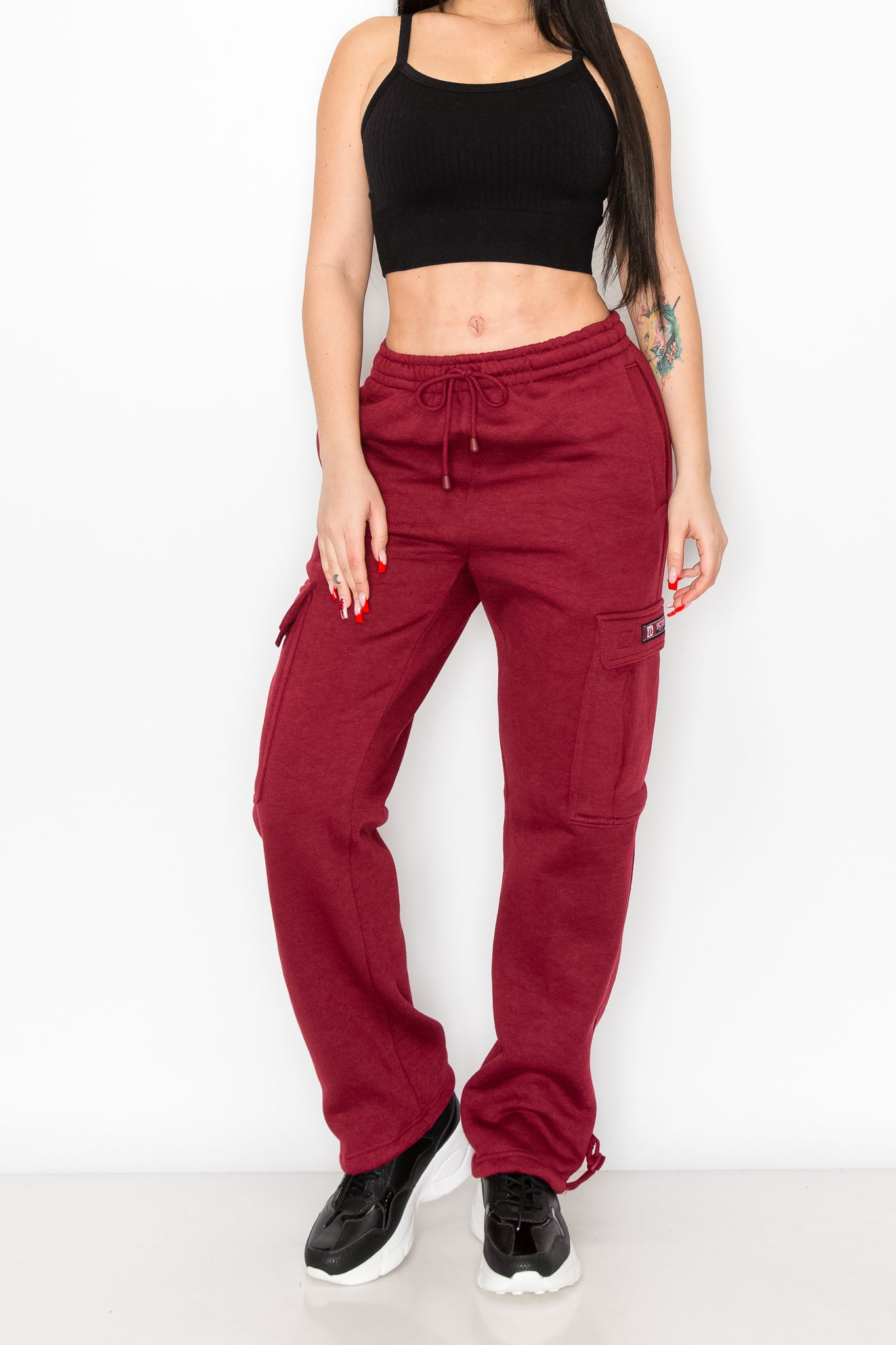 Women's Fleece Heavyweight Cargo Sweatpants