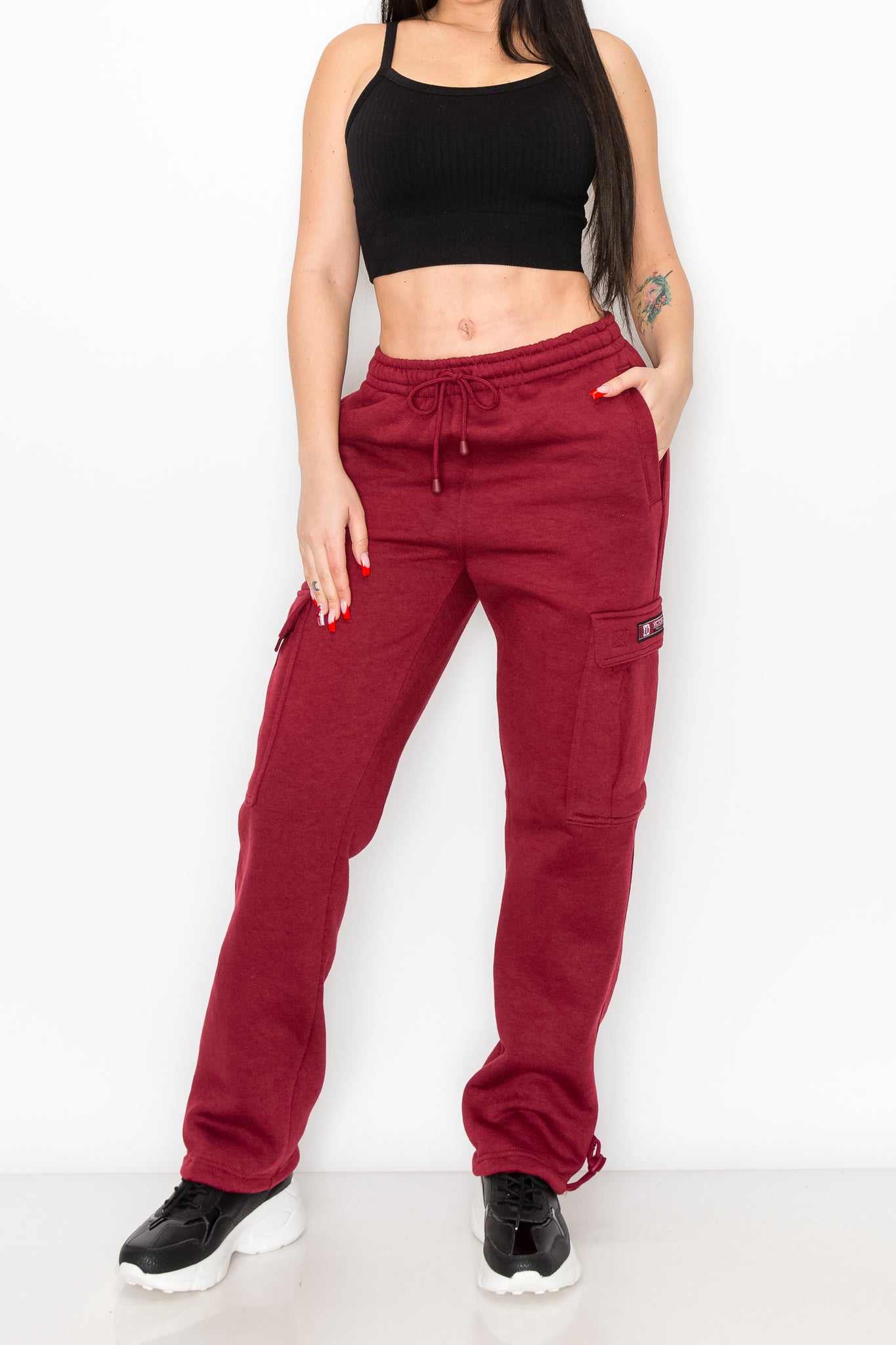 Women's Fleece Heavyweight Cargo Sweatpants