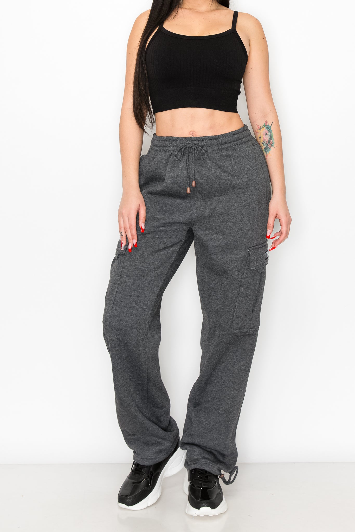 Women's Fleece Heavyweight Cargo Sweatpants