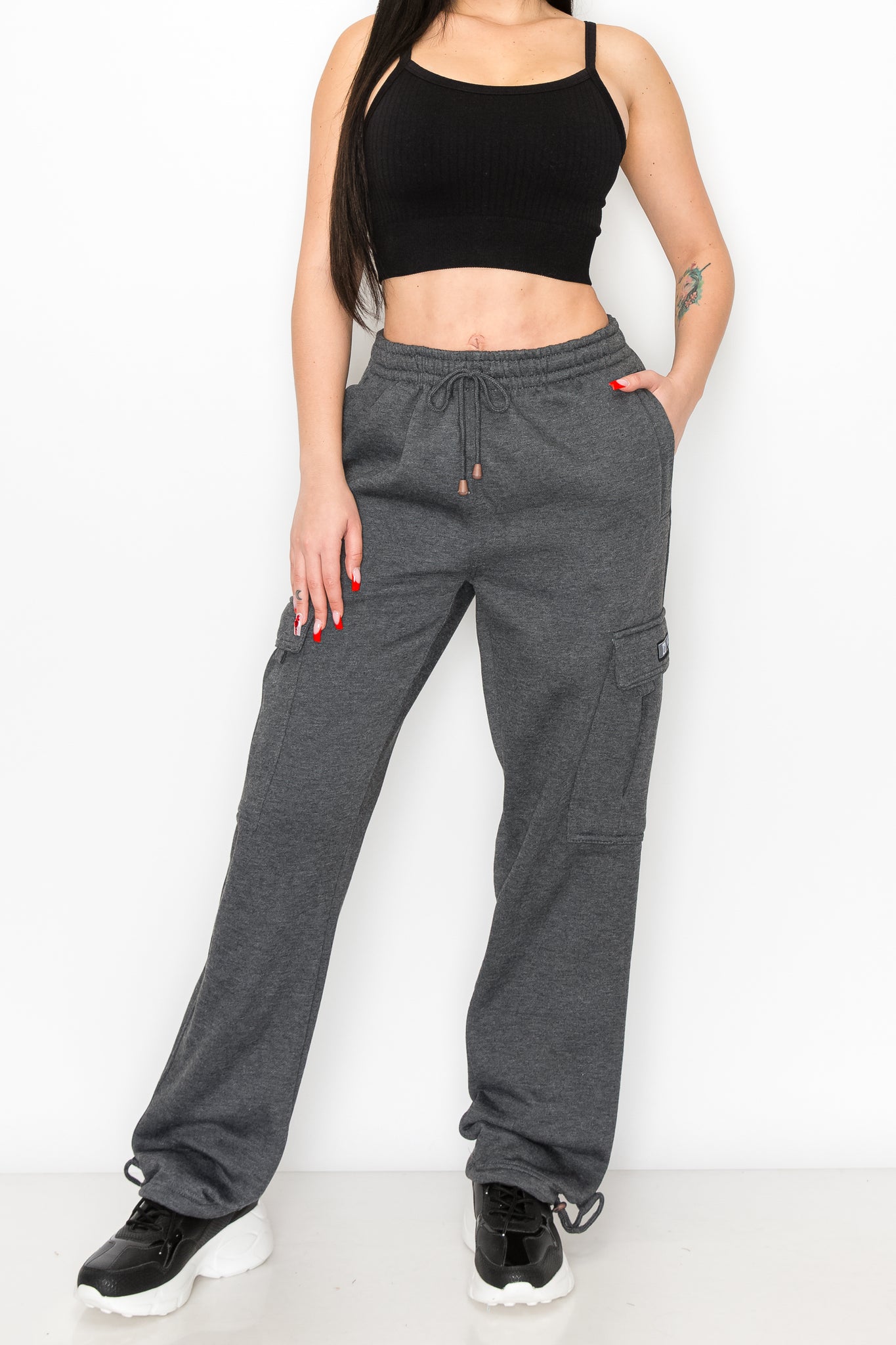 Women's Fleece Heavyweight Cargo Sweatpants