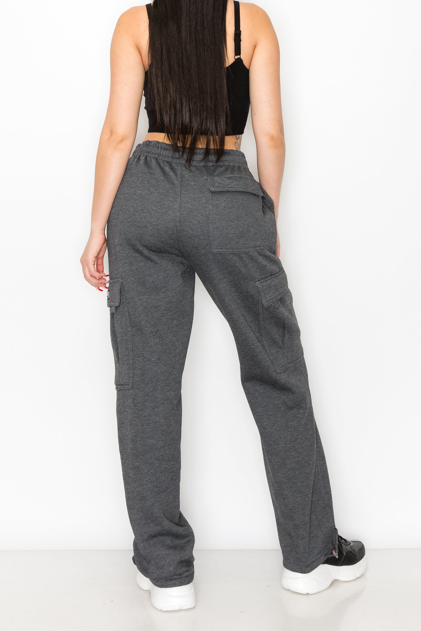 Women's Fleece Heavyweight Cargo Sweatpants