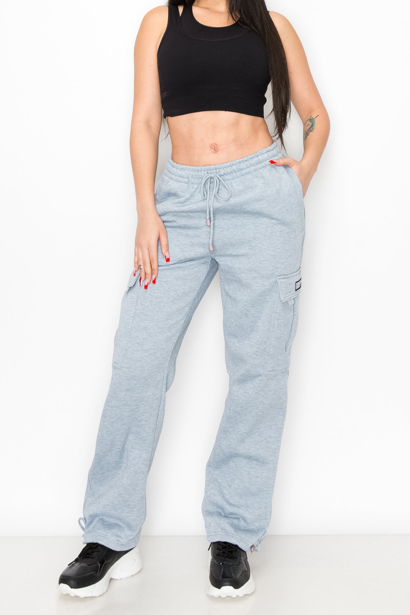 Women's Fleece Heavyweight Cargo Sweatpants