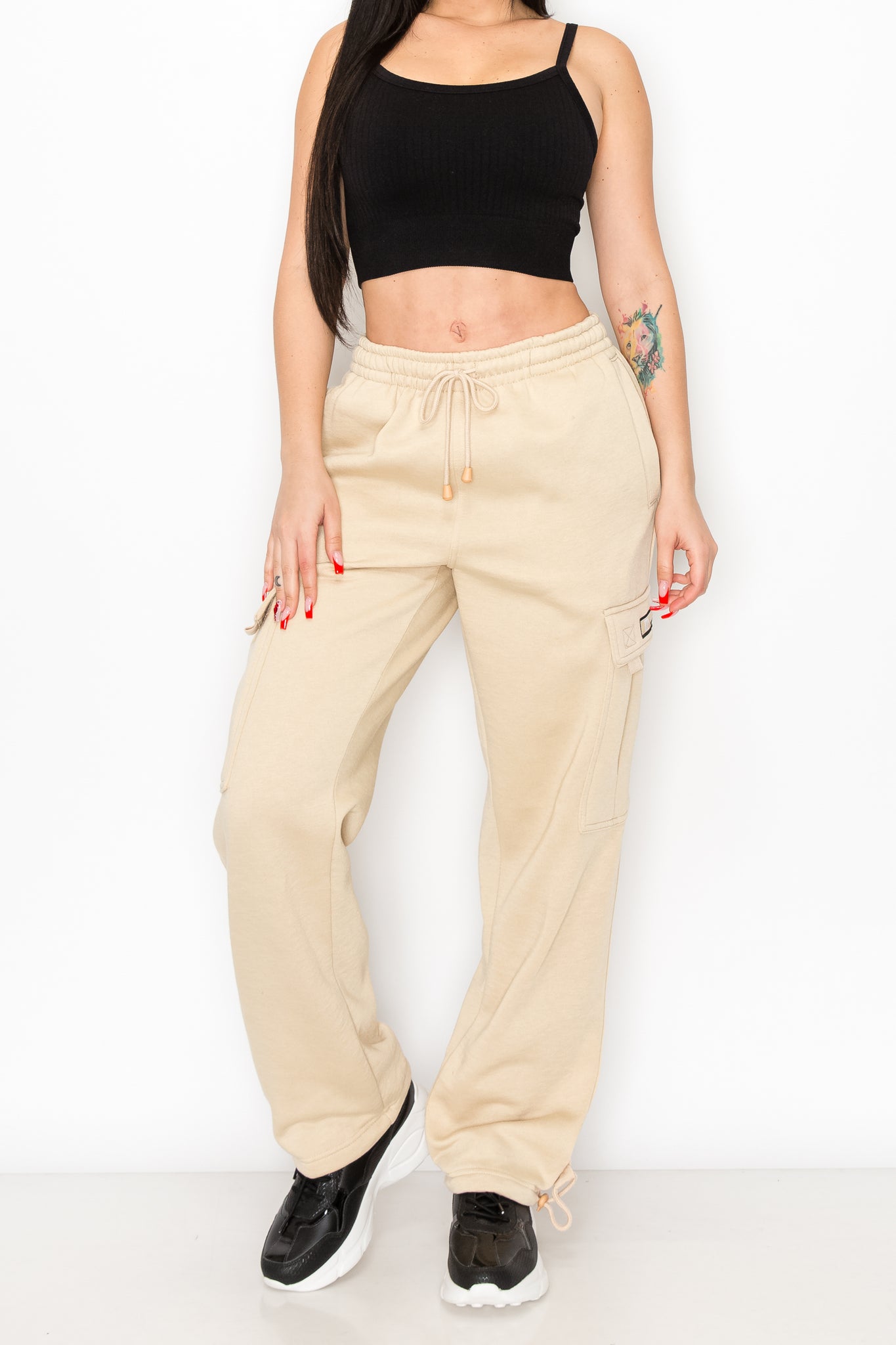 Women's Fleece Heavyweight Cargo Sweatpants