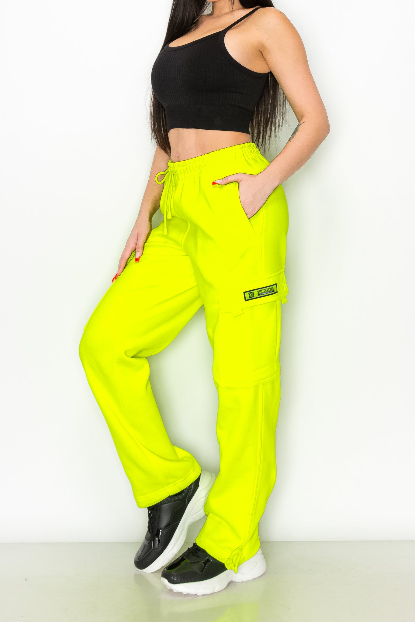 Women's Fleece Heavyweight Cargo Sweatpants