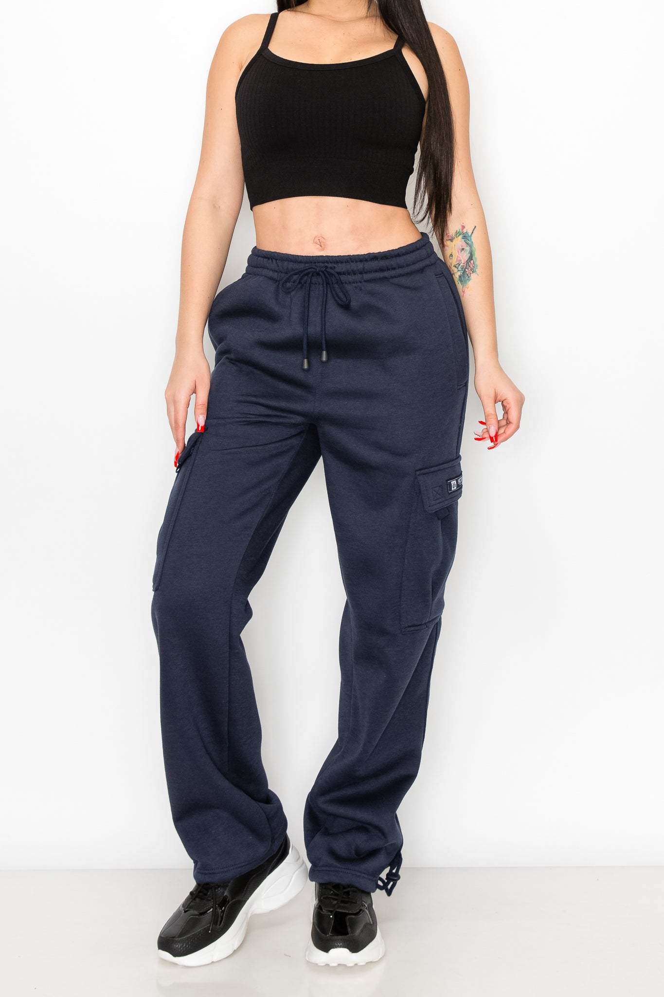 Women's Fleece Heavyweight Cargo Sweatpants