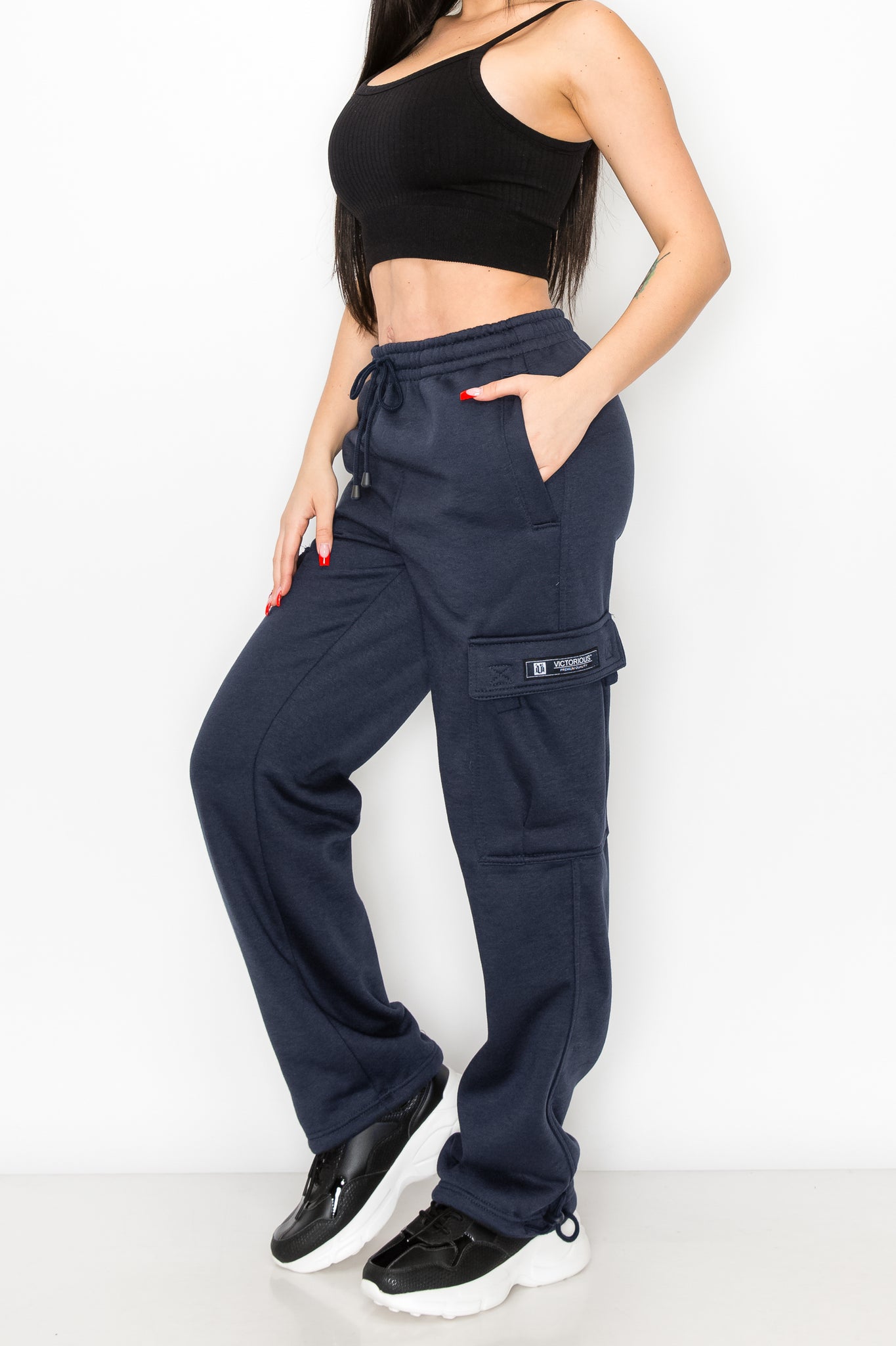 Women's Fleece Heavyweight Cargo Sweatpants