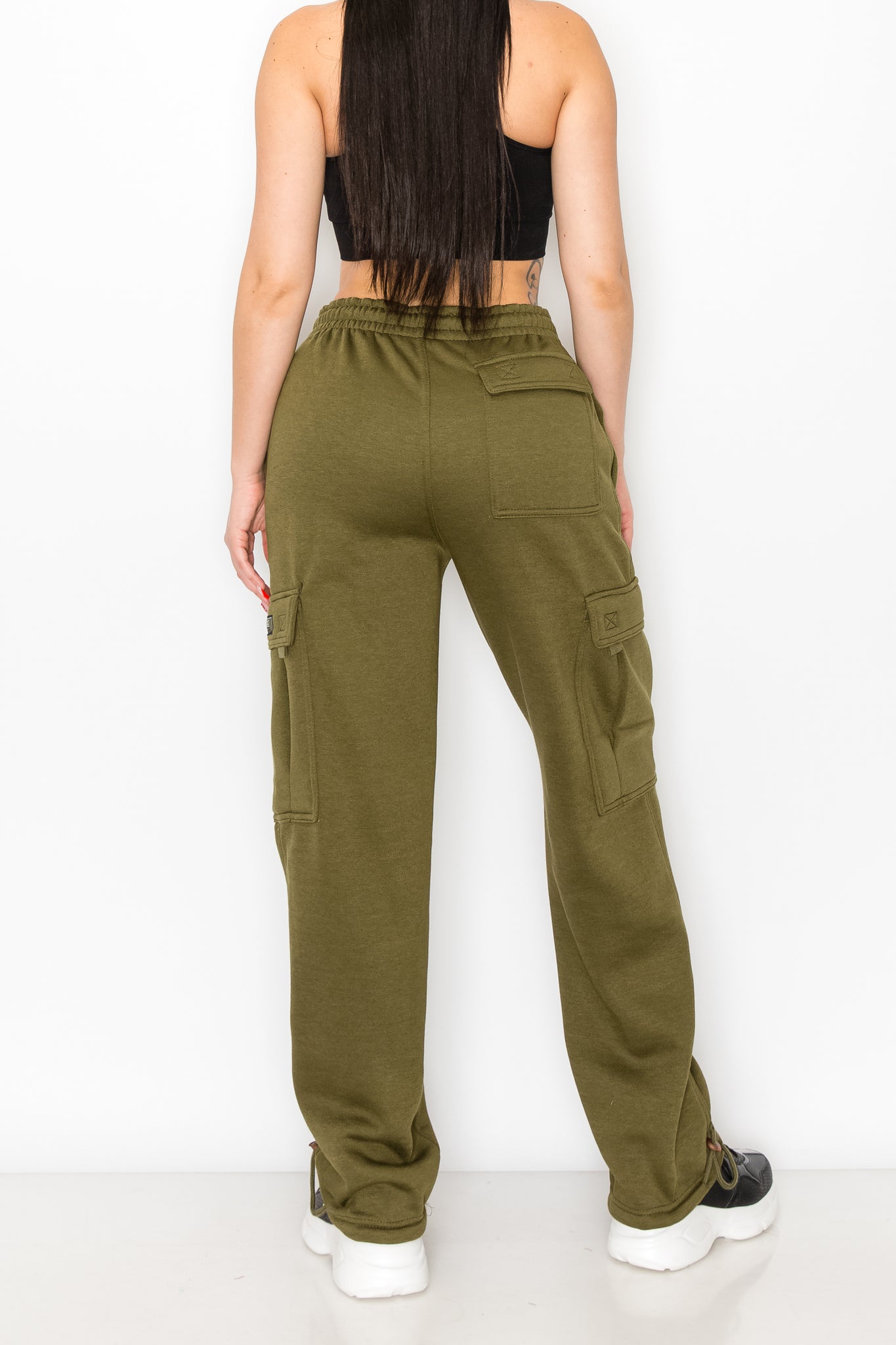 Women's Fleece Heavyweight Cargo Sweatpants