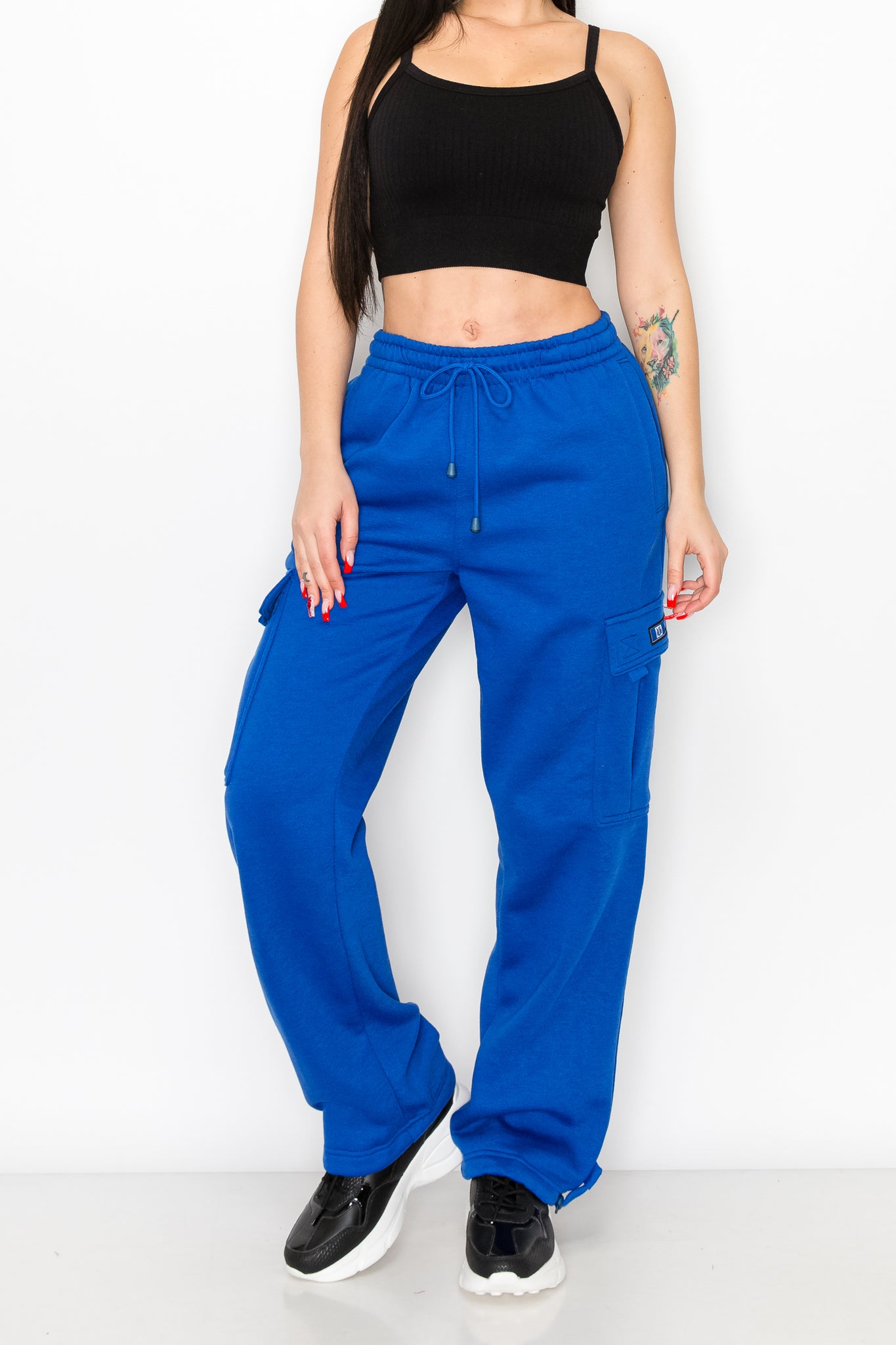 Women's Fleece Heavyweight Cargo Sweatpants