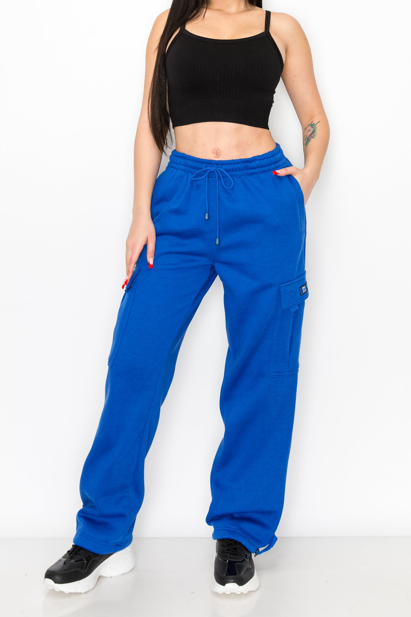 Women's Fleece Heavyweight Cargo Sweatpants