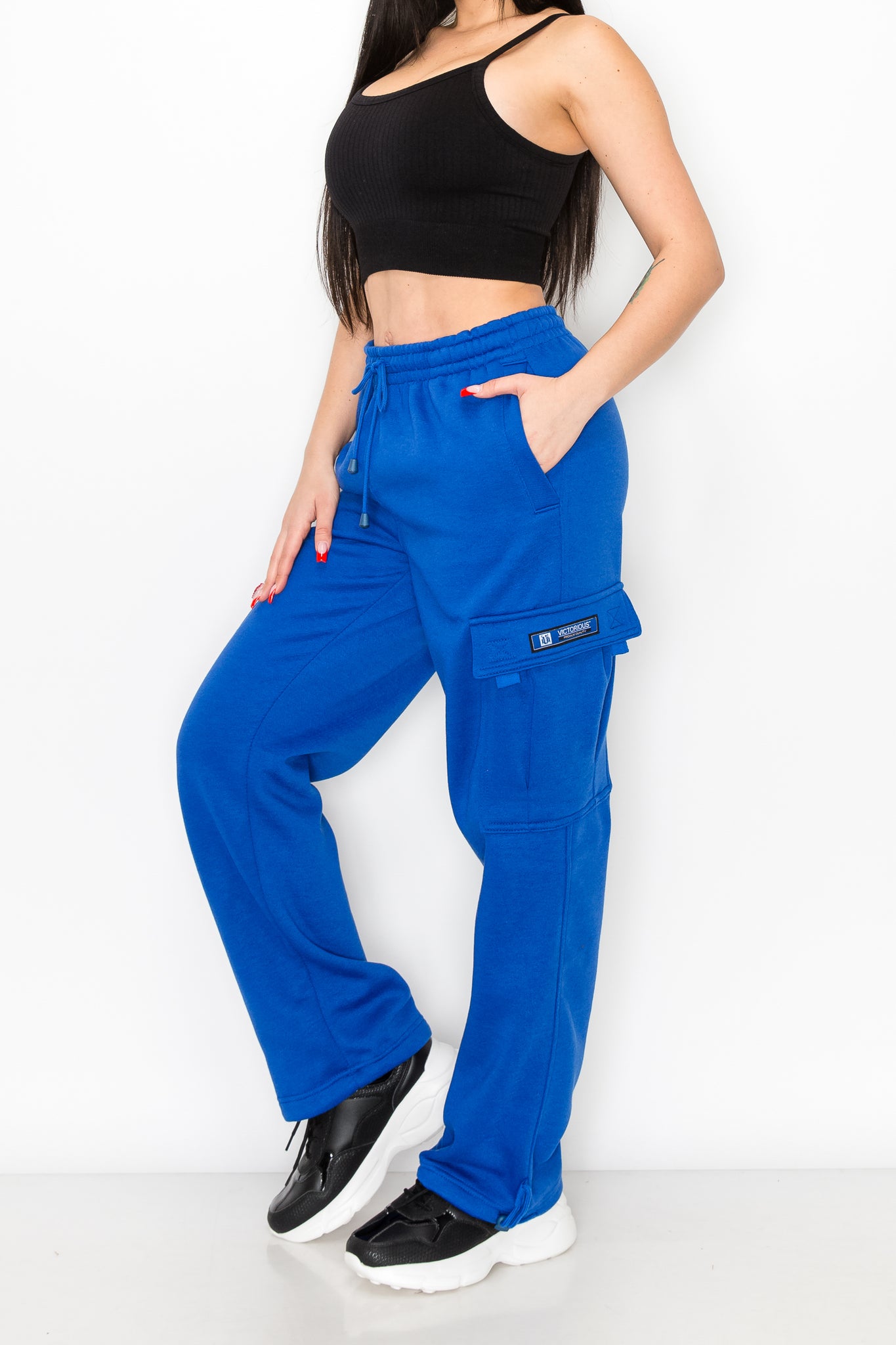 Women's Fleece Heavyweight Cargo Sweatpants