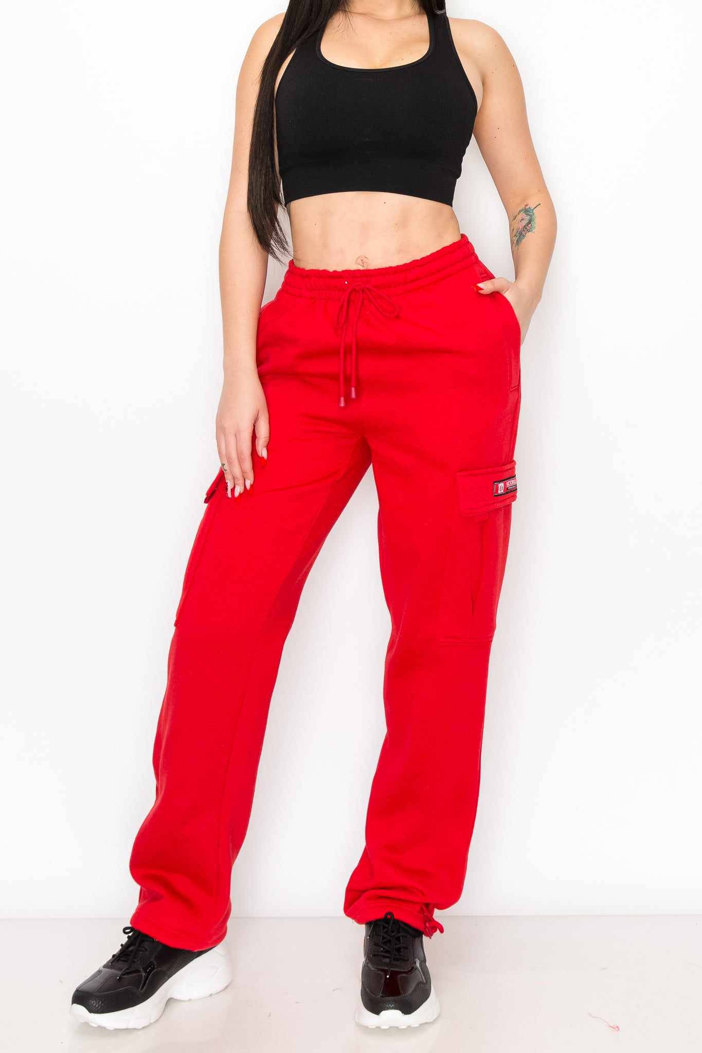 Women's Fleece Heavyweight Cargo Sweatpants