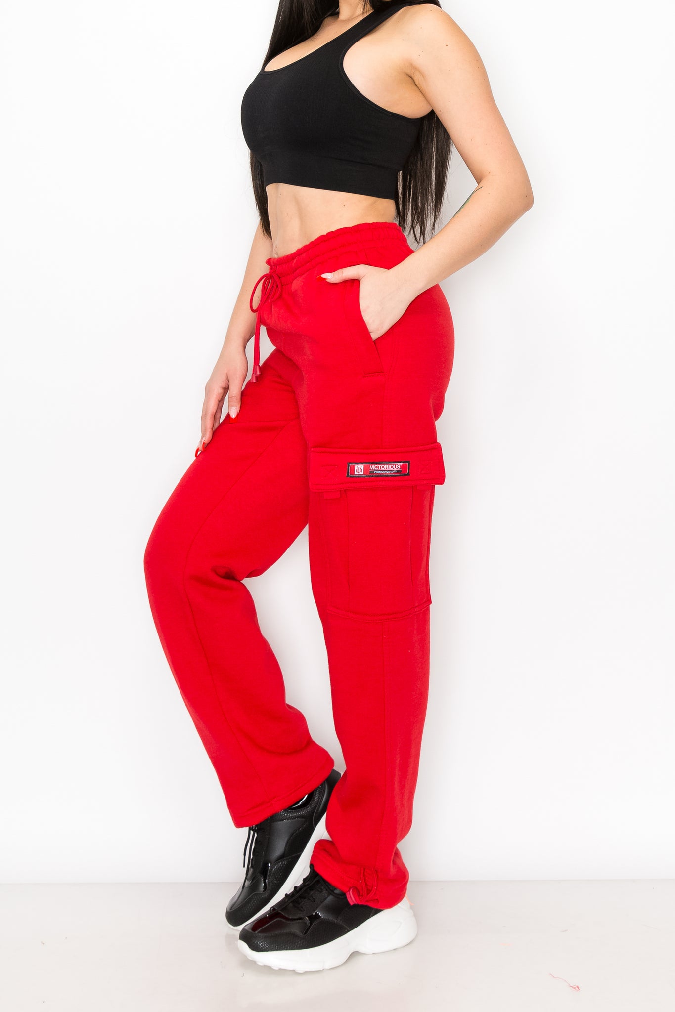 Women's Fleece Heavyweight Cargo Sweatpants