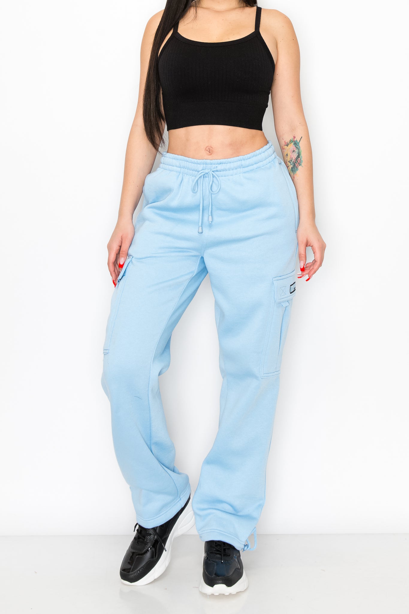 Women's Fleece Heavyweight Cargo Sweatpants