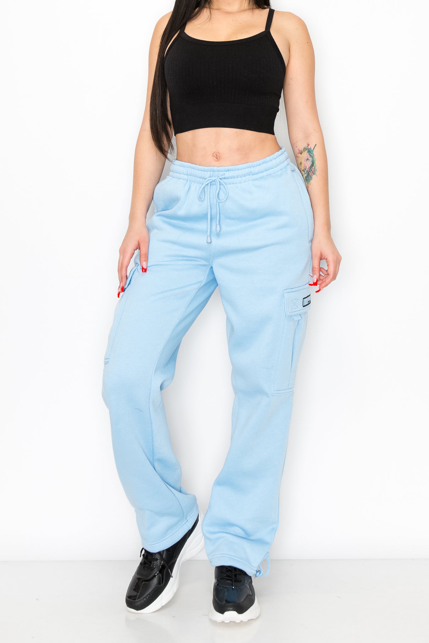 Women's Fleece Heavyweight Cargo Sweatpants