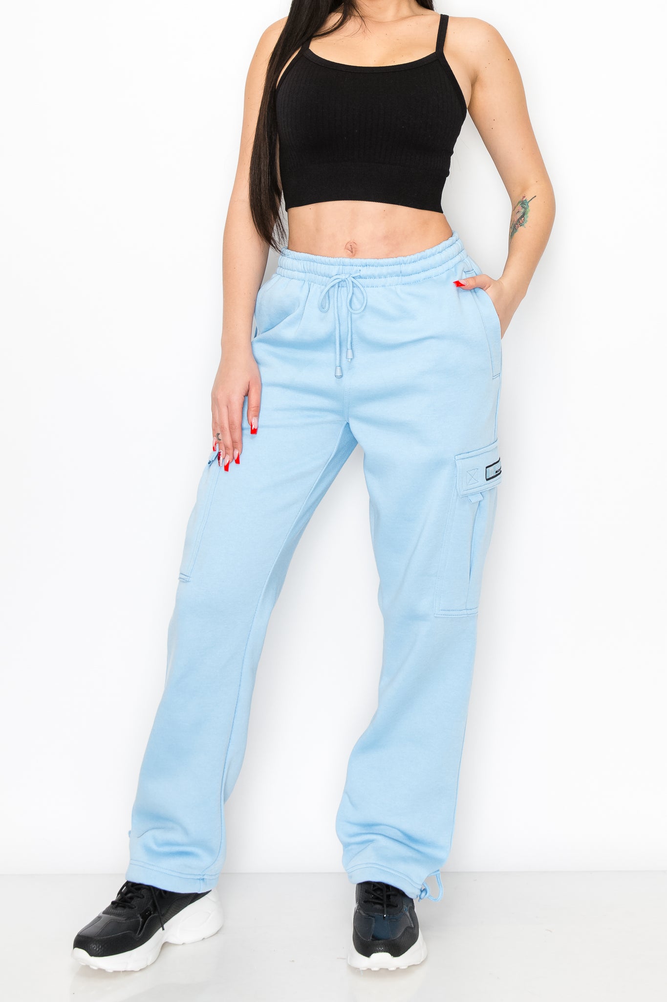 Women's Fleece Heavyweight Cargo Sweatpants