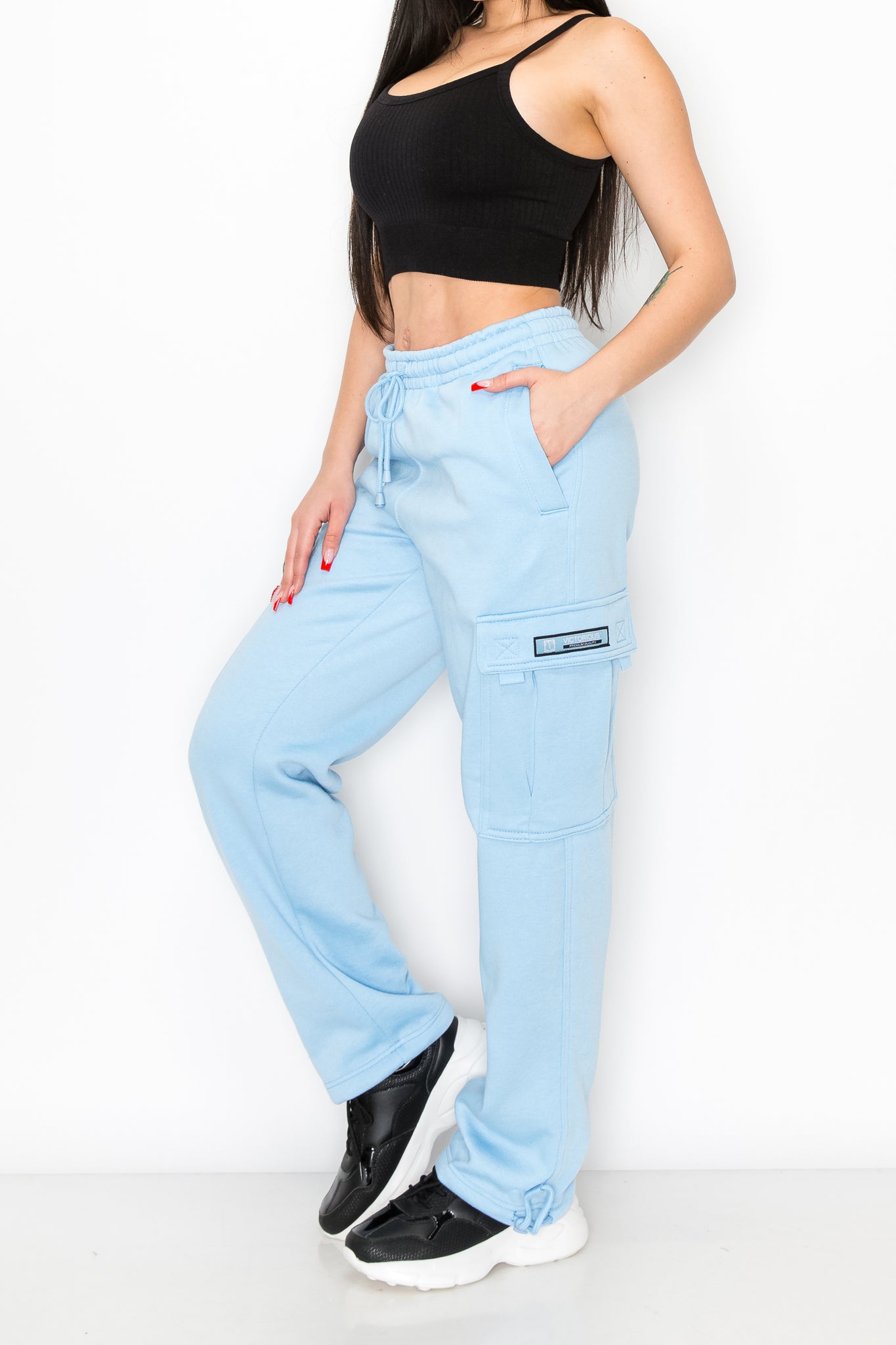 Women's Fleece Heavyweight Cargo Sweatpants