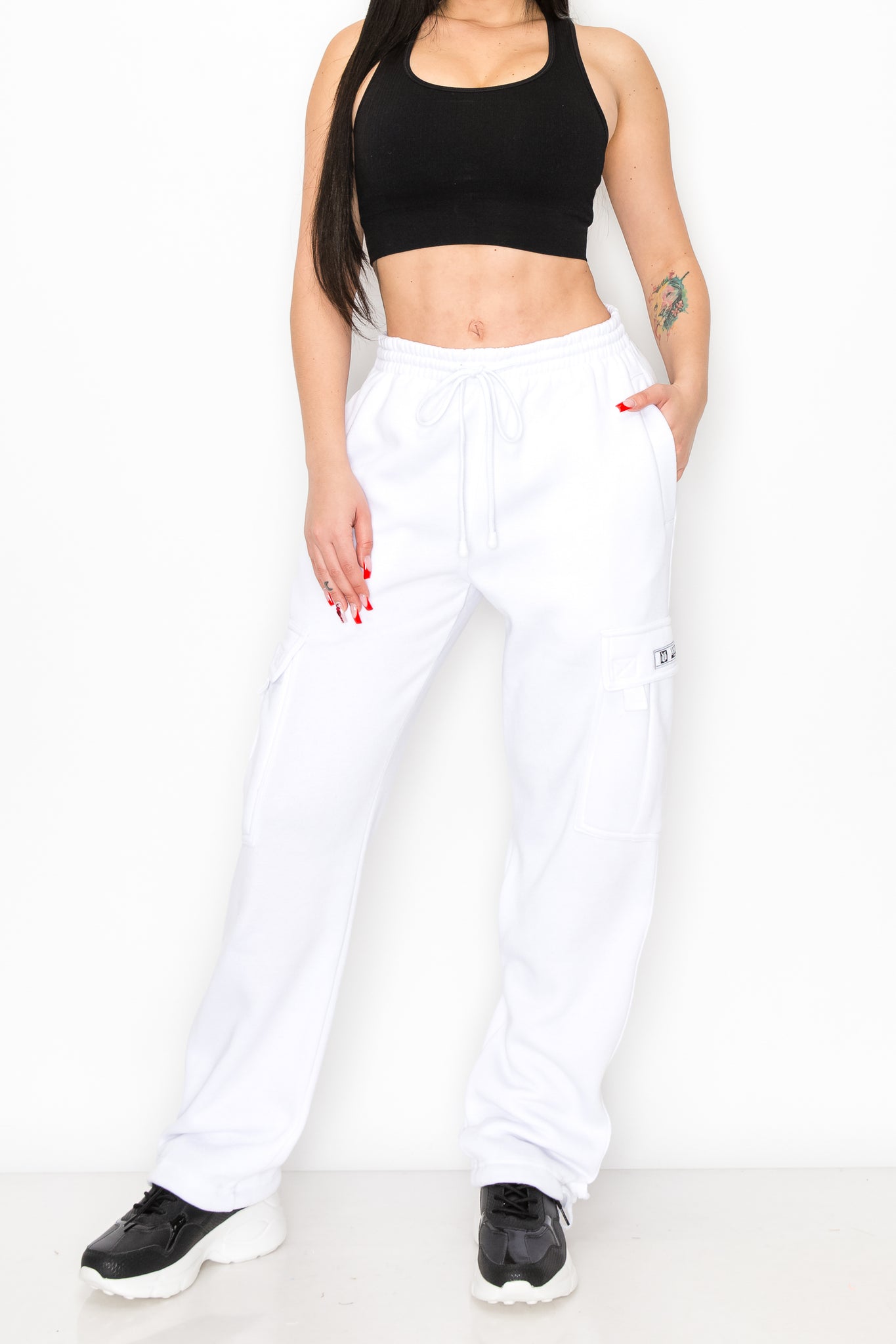 Women's Fleece Heavyweight Cargo Sweatpants