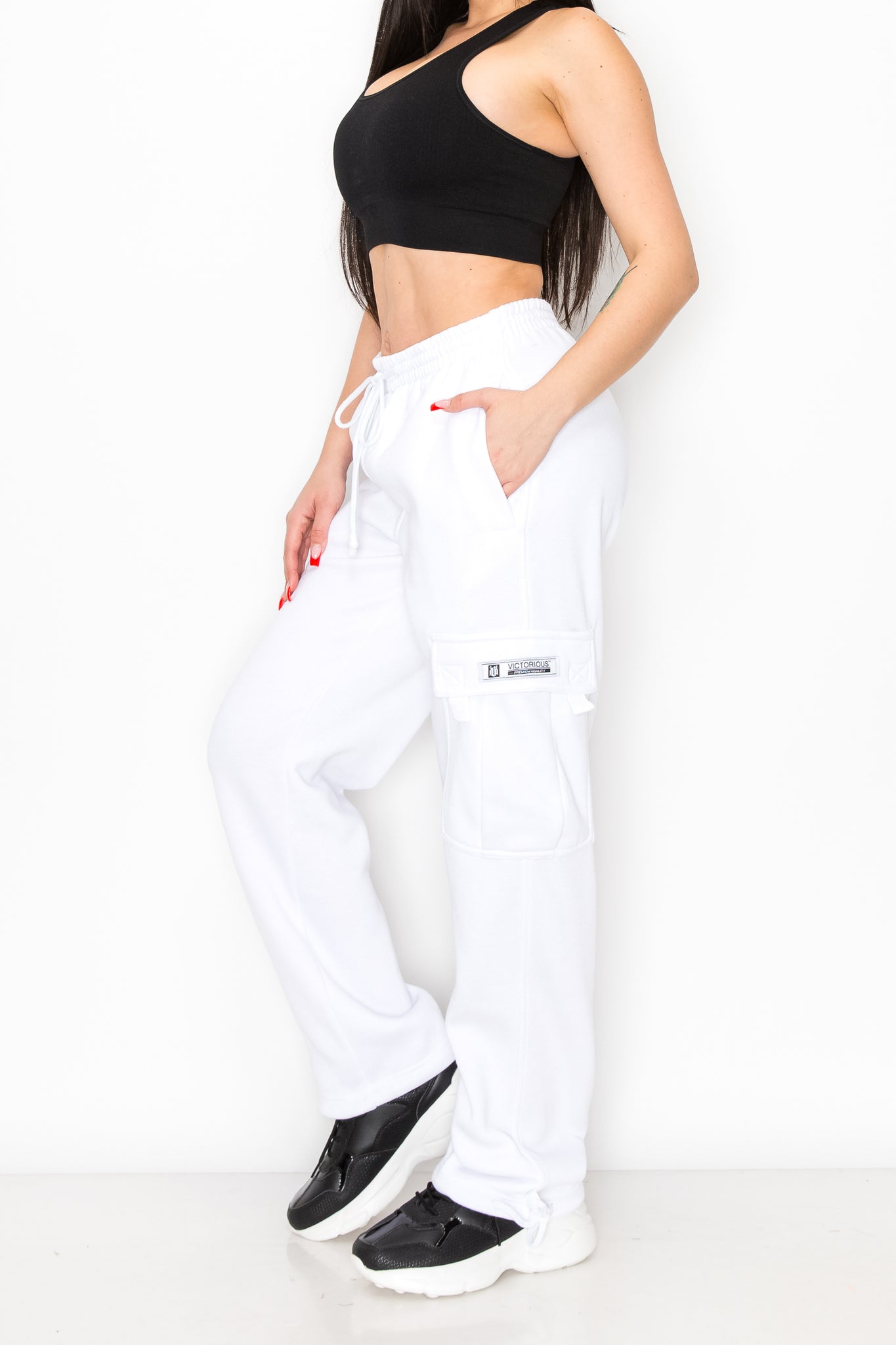 Women's Fleece Heavyweight Cargo Sweatpants