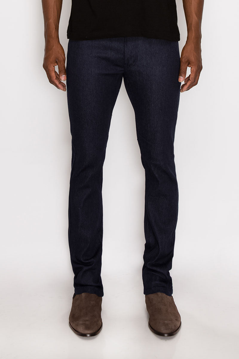 Skinny Raw Denim Jeans