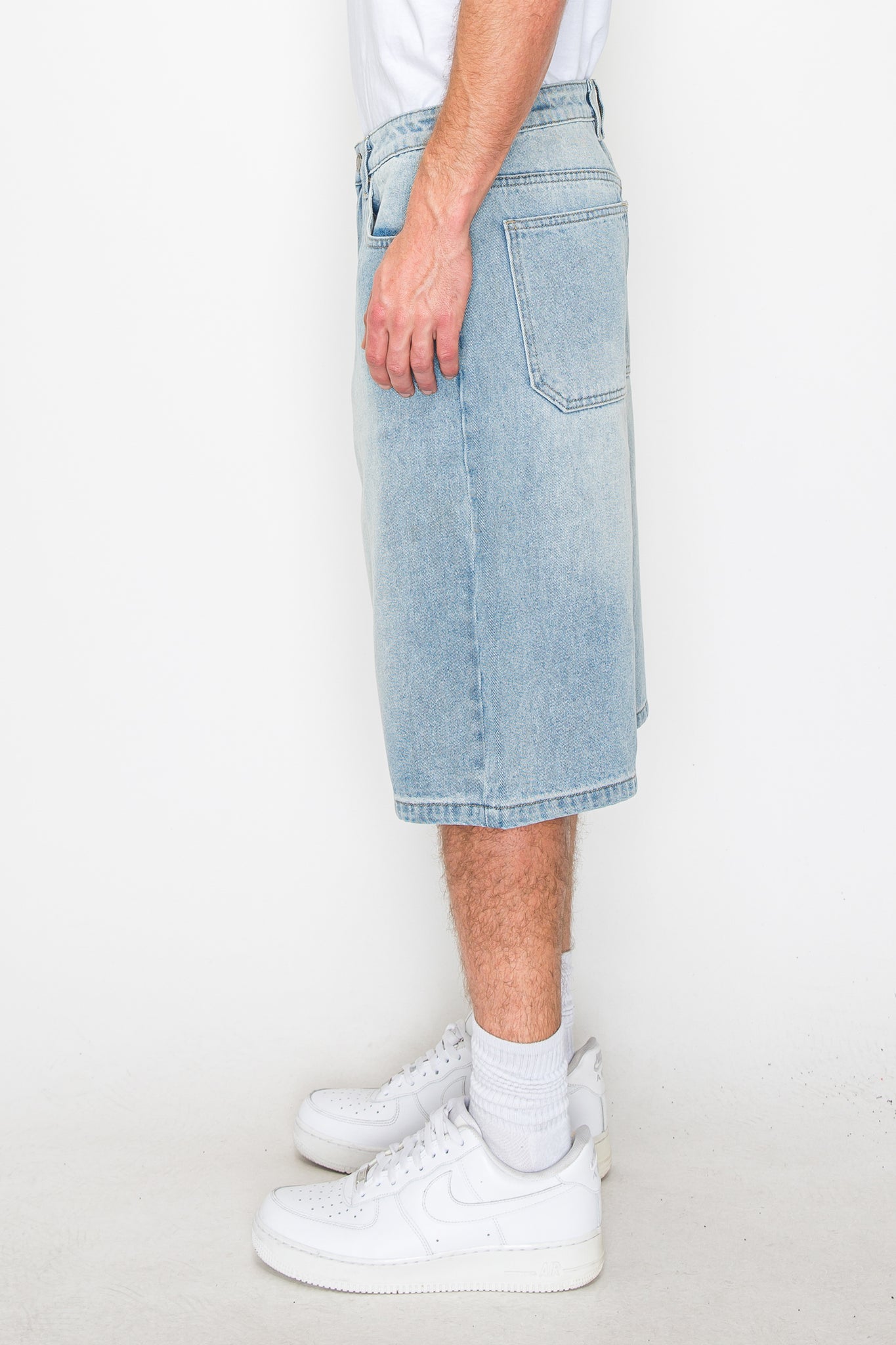 Baggy Fit Denim Shorts