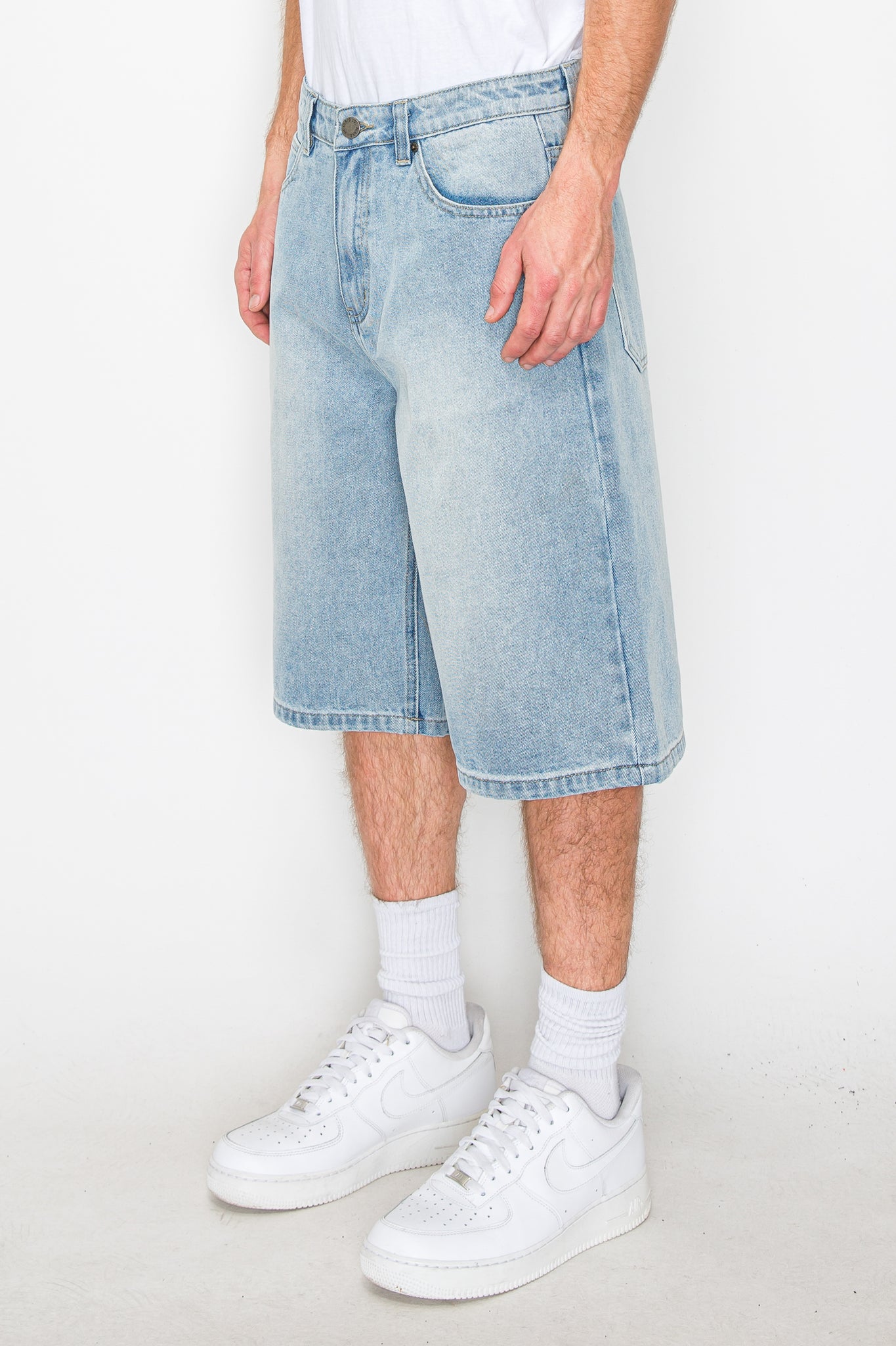 Baggy Fit Denim Shorts