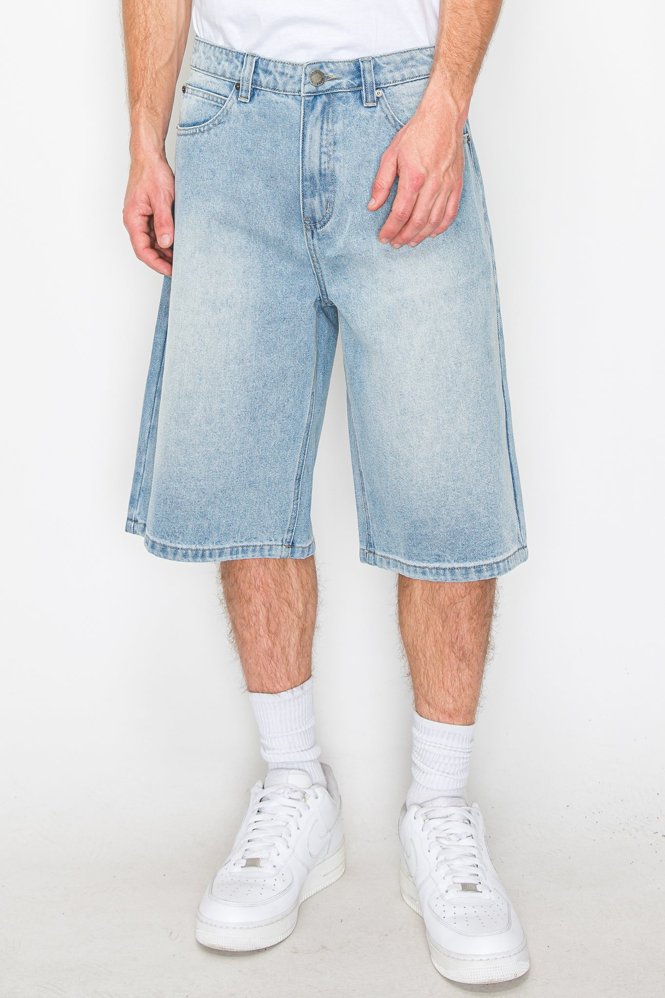 Baggy Fit Denim Shorts