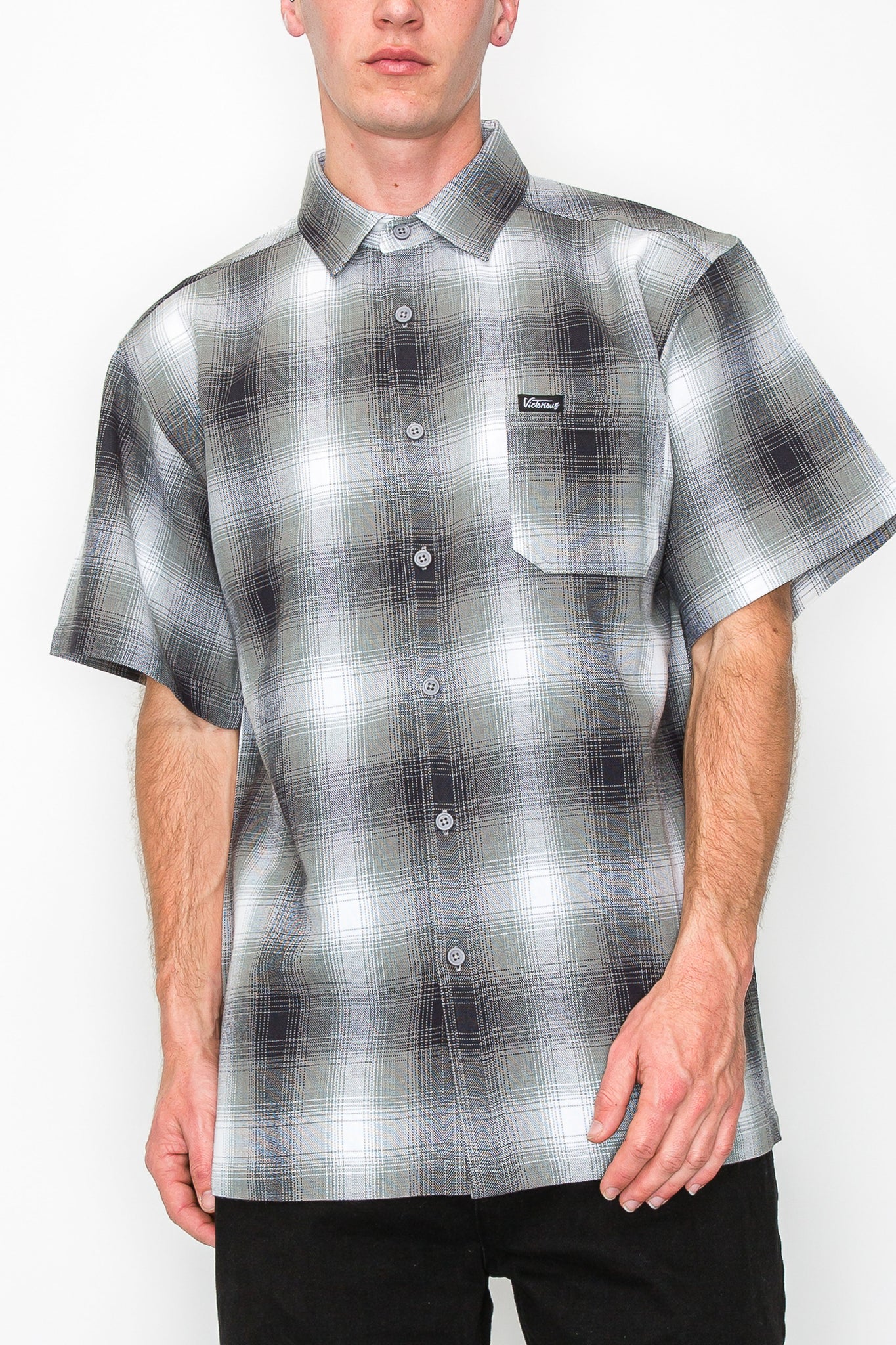 Plaid Short Sleeve Shirts - New Color Added