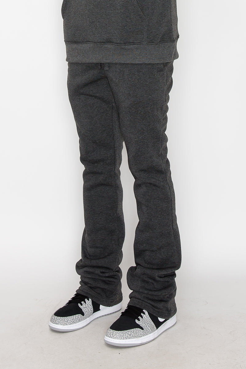 Flare Stacked Fleece Pants