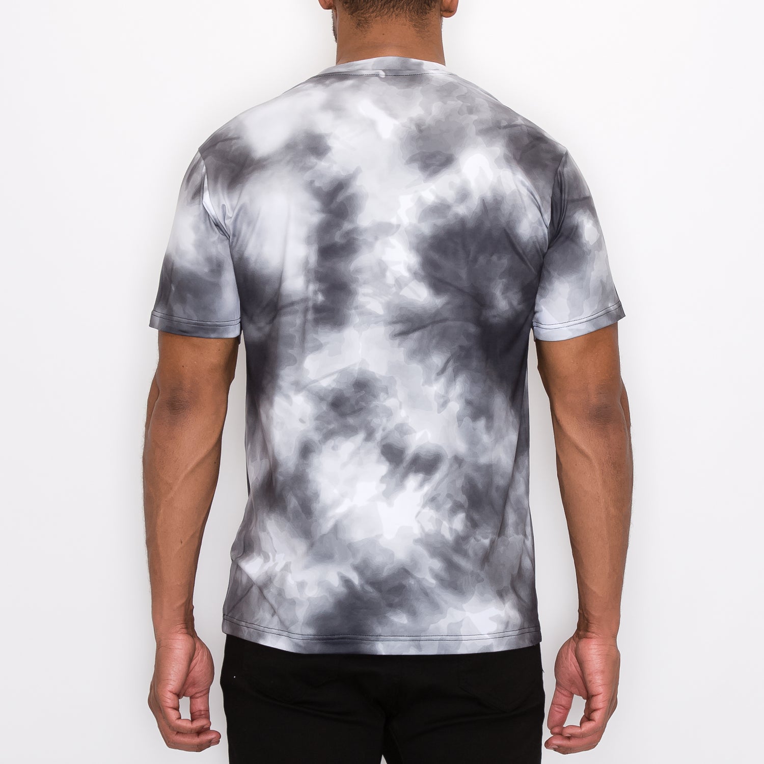 TIE DYE DRIP T-SHIRTS - BLACK SESAME